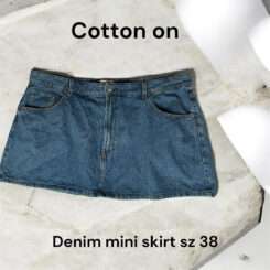 Cotton On Denim mini Skirt sz 38
