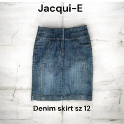 Jacqui-E Denim Skirt sz 12