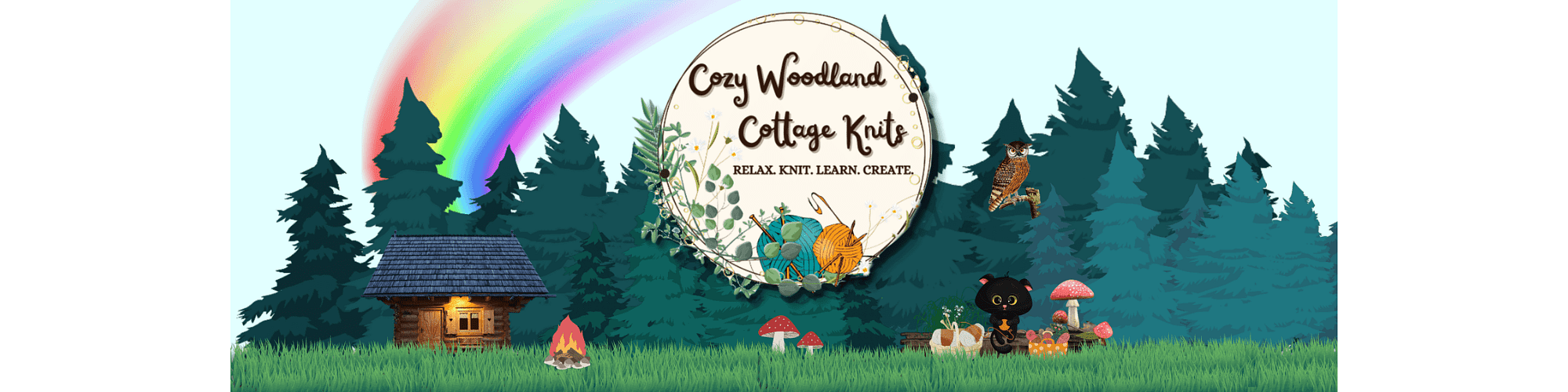 Cozy Woodland Cottage Knits