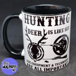 Hunting deer is like sex