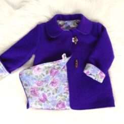 Mabel Wool Coat | Size 3 | Violet Floral
