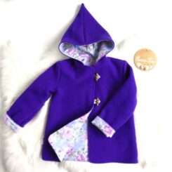 Mabel Wool Coat | Size 6 | Violet Floral