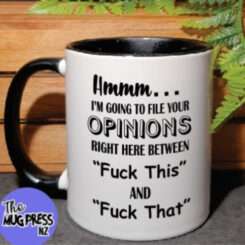 Hmmm In My Opinion Mug