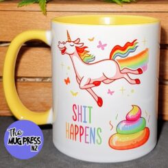 Shit Happens - Unicorn Mug