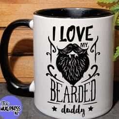 Love my Bearded Hubby - Dad Mug