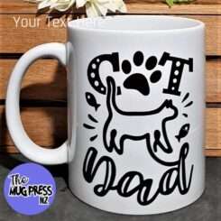 Cat Dad - Dog Dad Mug