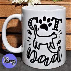 Cat Dad - Dog Dad Mug