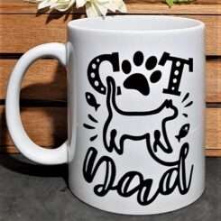 Cat Dad - Dog Dad Mug