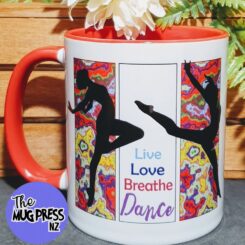 Jazz Dancing Mug - Live love breath