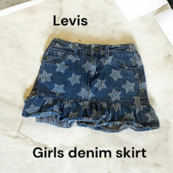 Toddler Levis Denim skirt with stars