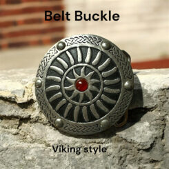 Belt Buckle Viking Shield