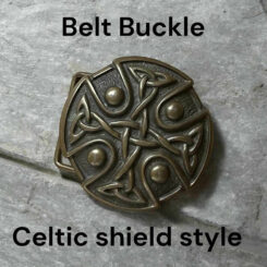 Belt Buckle Celtic Shield