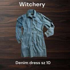 Witchery Denim Dress size 10