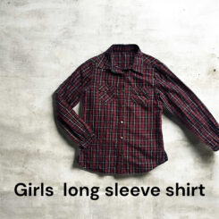 Girls long sleeved shirt