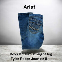 Ariat Boys B5 Slim Straight Leg Tyler Racer Jean sz8