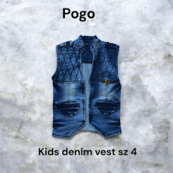 Pogo Denim vest sz 4