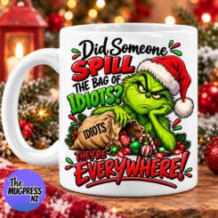 Christmas Bag of Idiots - Mug