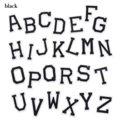 Goldmine Black Alphabet