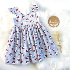 Christmas Dress - Xmas Puddings - size 3