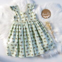 Alexa Dress - Pīwakawaka/Fantail - size 4