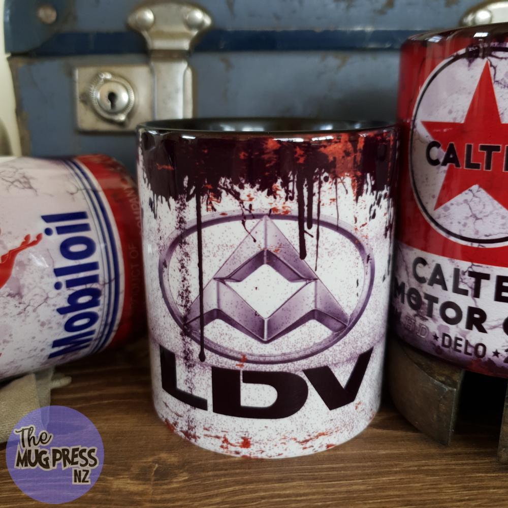 Vintage garage Oil Mugs - Image 5