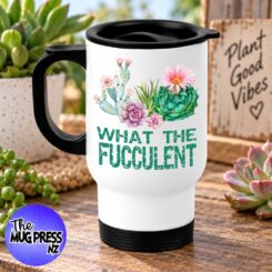 What The Fucculent - Travel Mug
