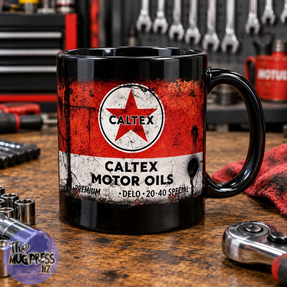 Vintage garage Oil Mugs - Image 3