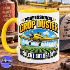 Professional Crop Duster Mug – Silent But Deadly