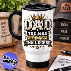 Dad the man the myth the legend - Travel Mug