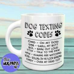 Dog Texting Code - Mug