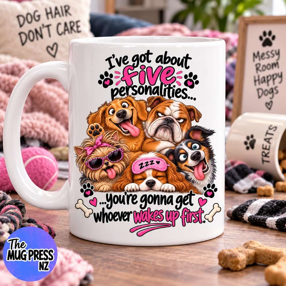 Five Personalities - Dog Mug