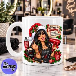 Christmas Hairdresser - Custom Mug