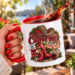 Line Dancing Personalised - Christmas Mug