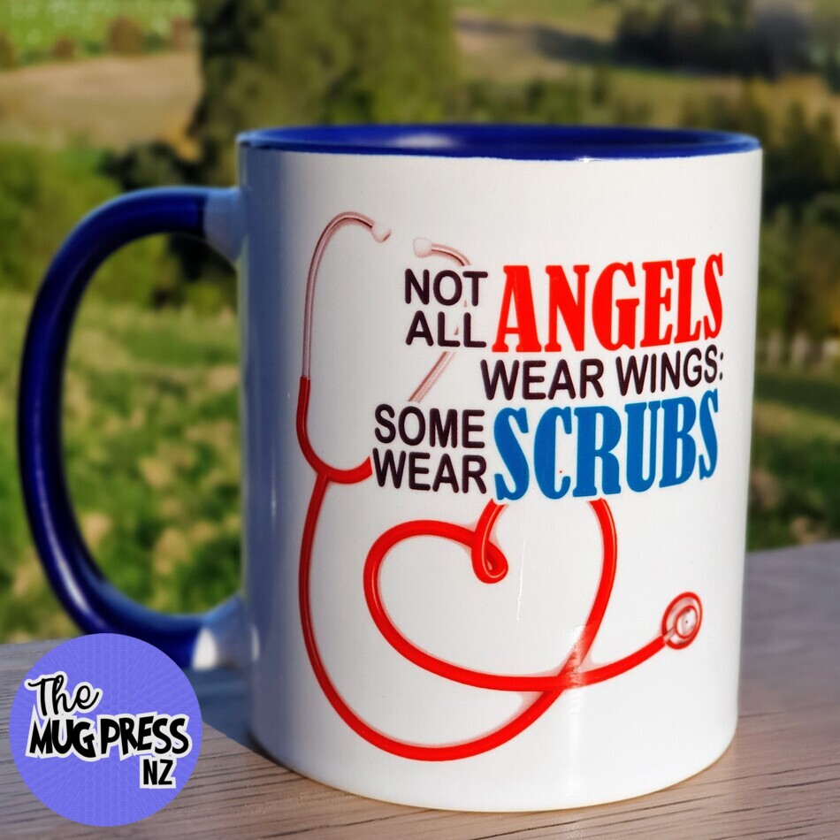 Not All Angels Wear Wings – Nurse Mug