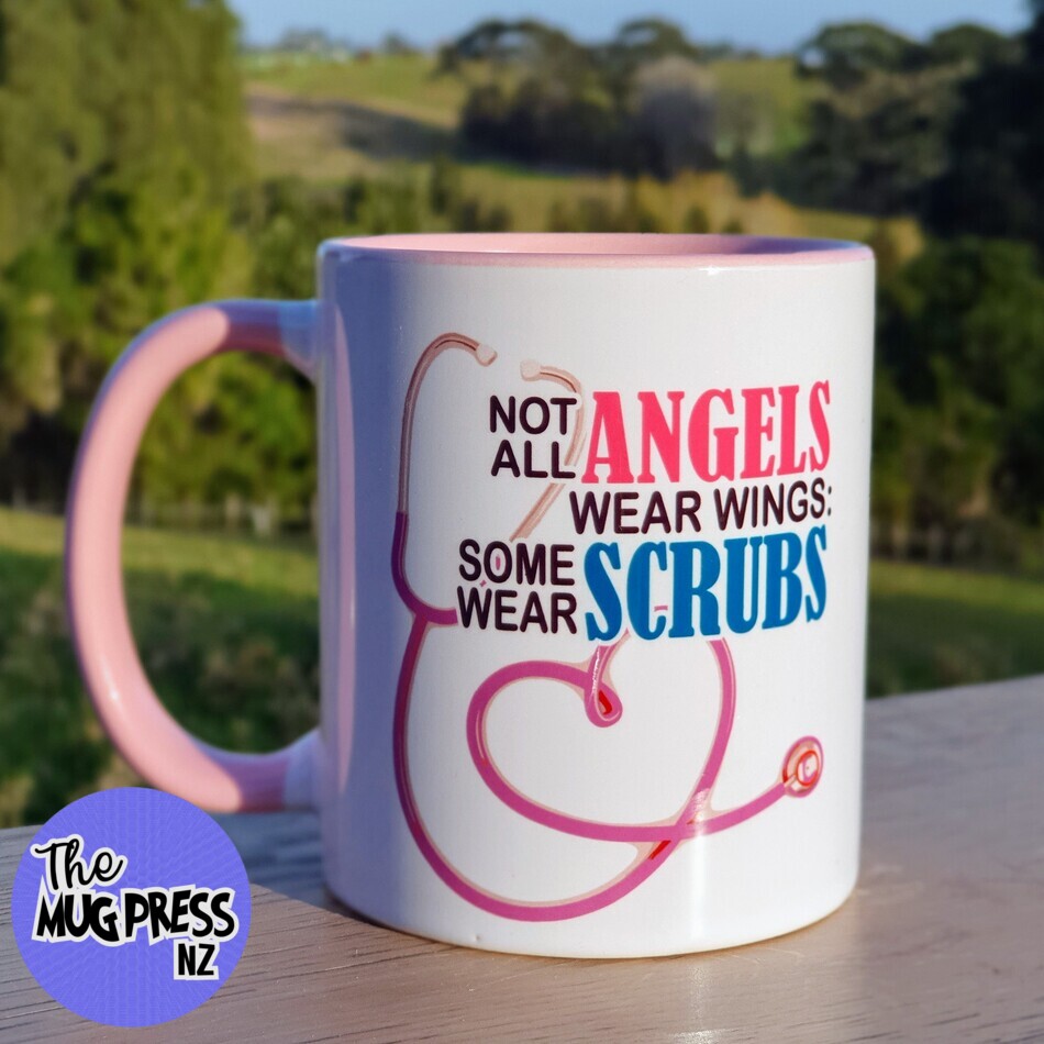 Not All Angels Wear Wings – Nurse Mug - Image 2