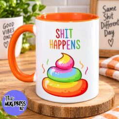 Shit Happens - Unicorn poop Mug