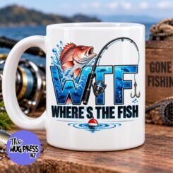 WTF - Where's the Fish - Mug