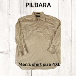Pilbara Men’s Shirt size 4XL