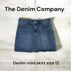 The Denim Company Denim Mini Skirt