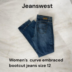 Jeanswest Curve Enhancer Bootcut size 12