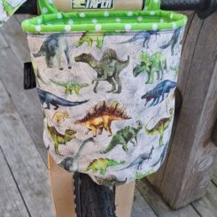 Bike Scooter Bag Dinosaurs Green