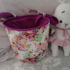 Bike Scooter Bag Unicorns fuschia