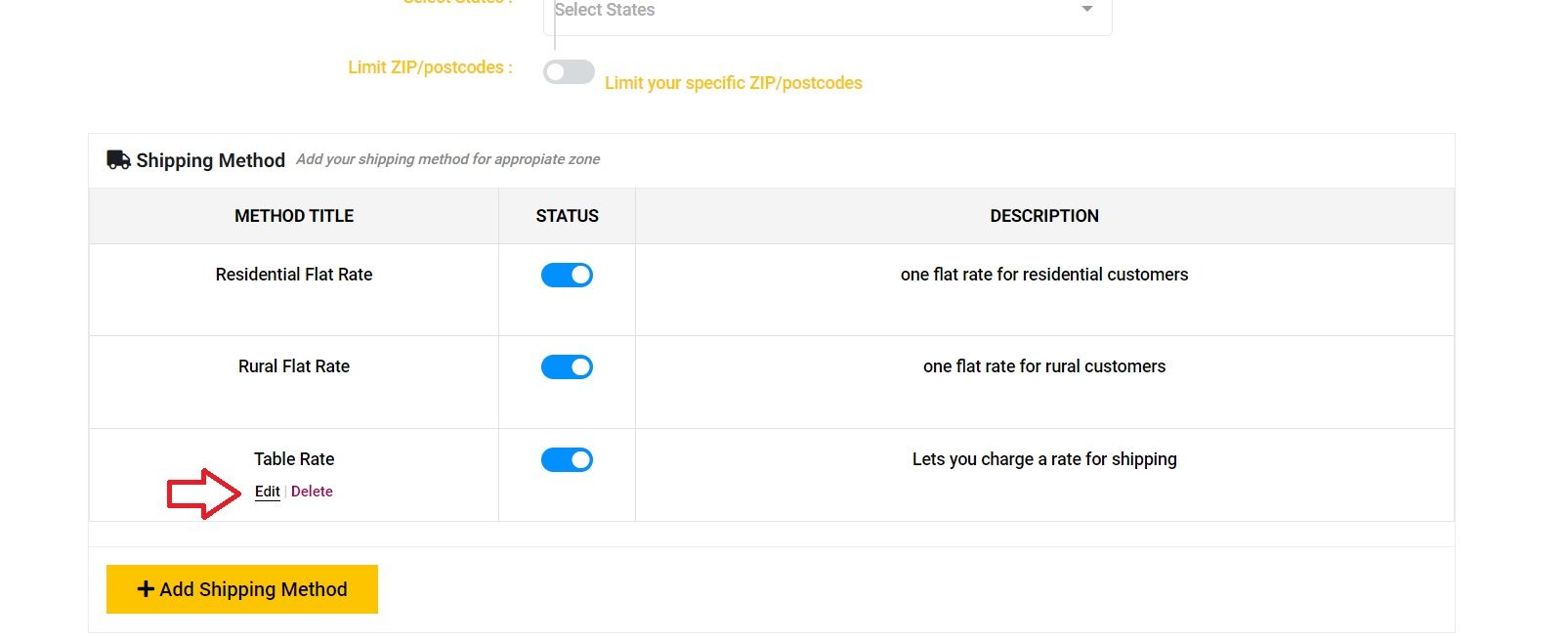 4_click edit table rate