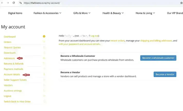 customer dashboard_ the tabs to fill in